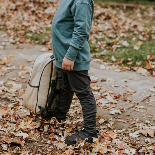 Pantalon harem Ardoise