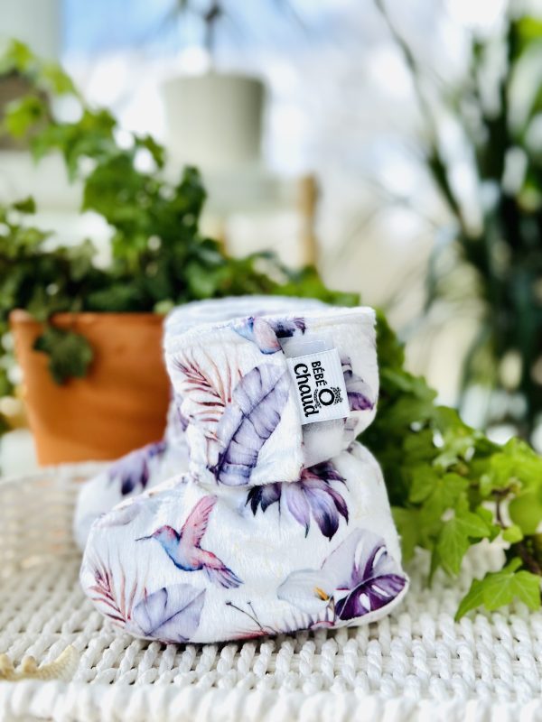 Pantoufles à velcro - Oiseau tropical