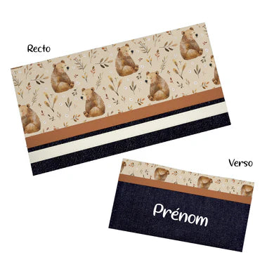 Protège carnet de santé - Oursons grognons