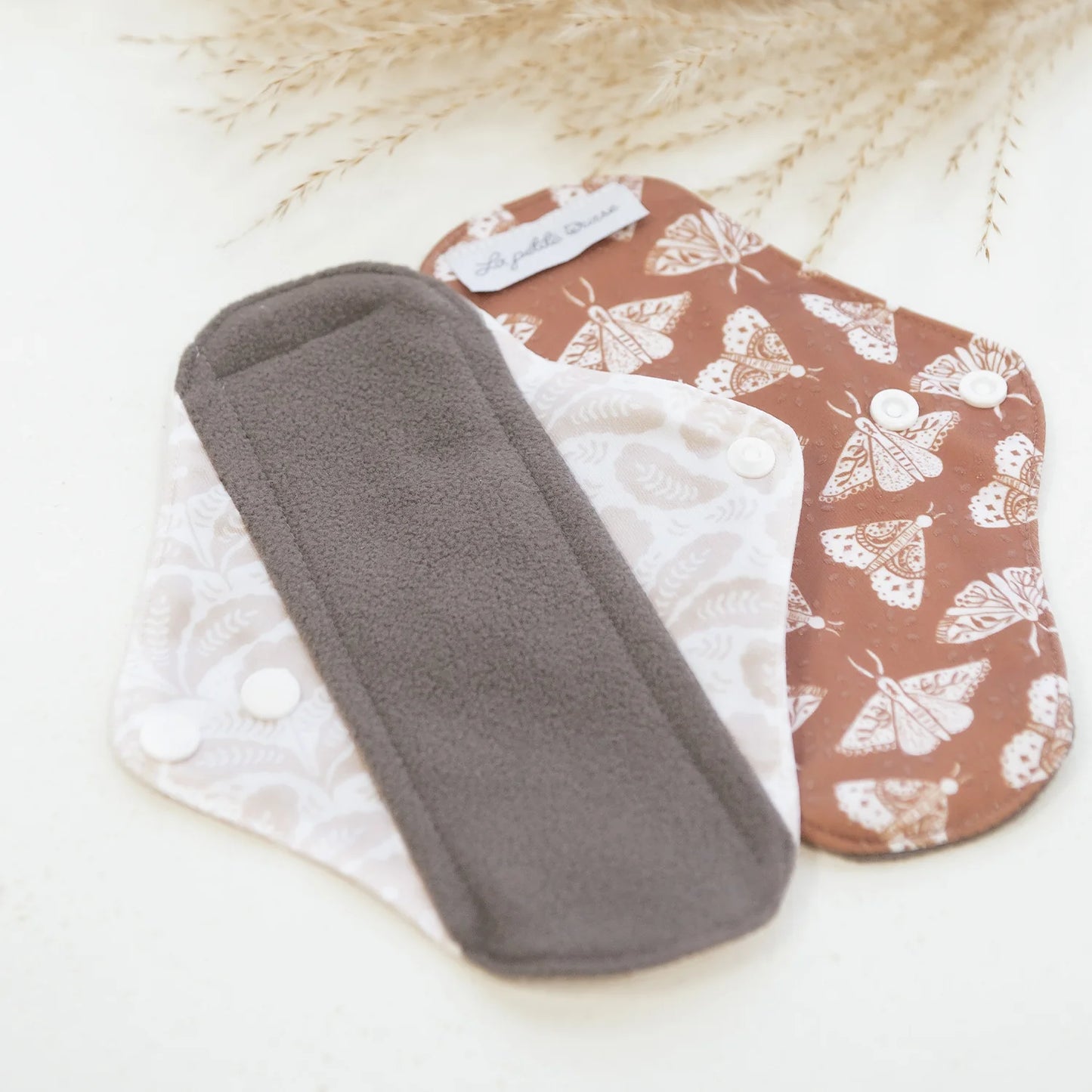 Serviette hygiénique (protège-dessous) réutilisable Papillon