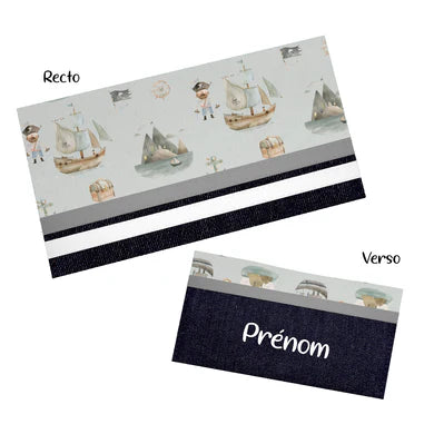 Protège carnet de santé - Pirates à la mer