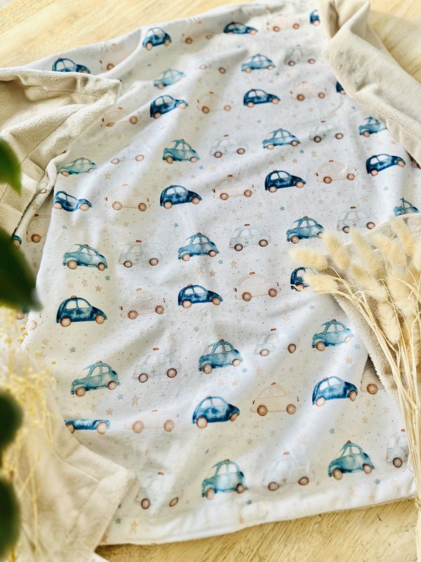 Couverture de minky – Auto de police