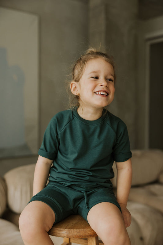 Short harem Vert Collégial