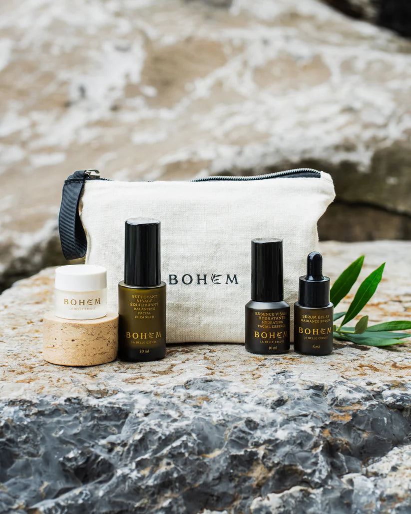 Bohem - Trousse voyage éclat naturel