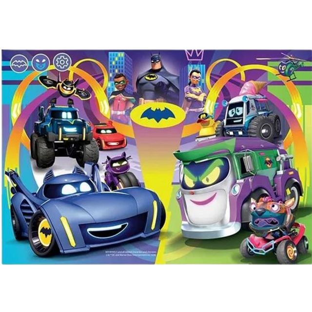 Batwheels : Prêt pour l'action - 2 puzzles de 24 mcx