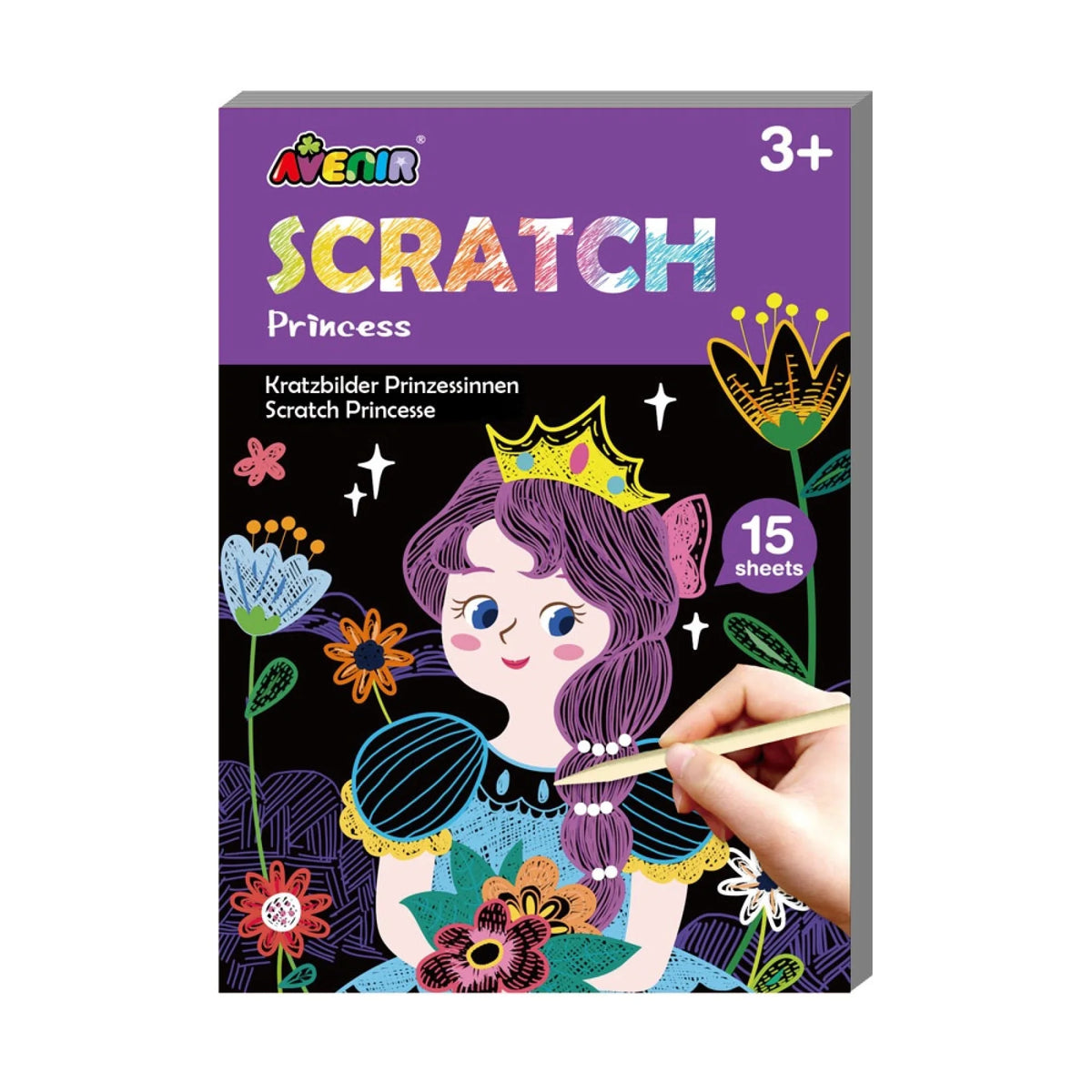 Mini livre d'art à gratter