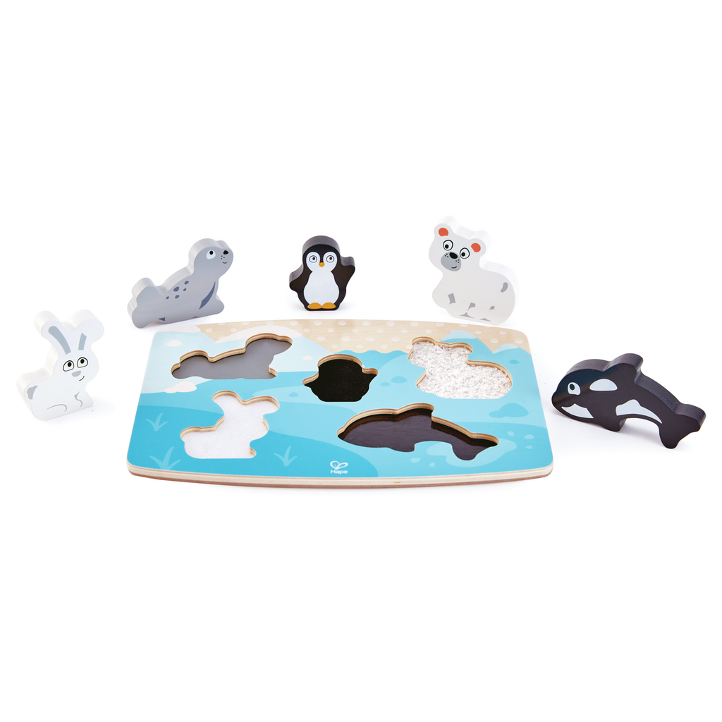 Puzzle tactile Les animaux polaires