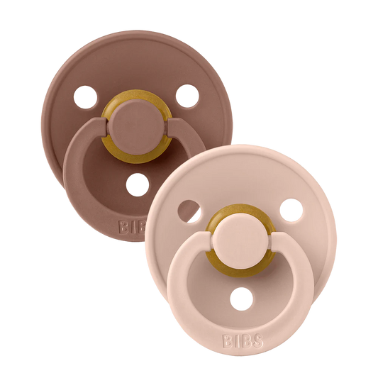 Suce Colour tétine ronde - Woodchuck/blush