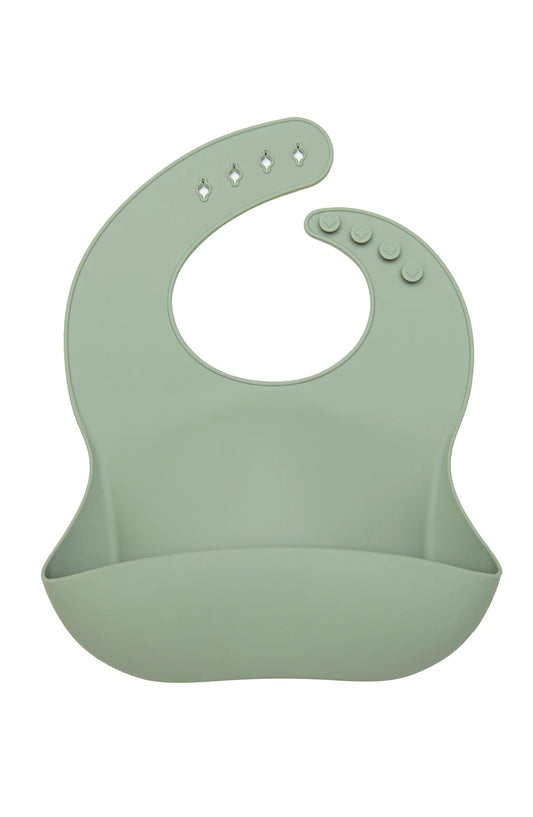 Bavette de silicone Sauge d'argent