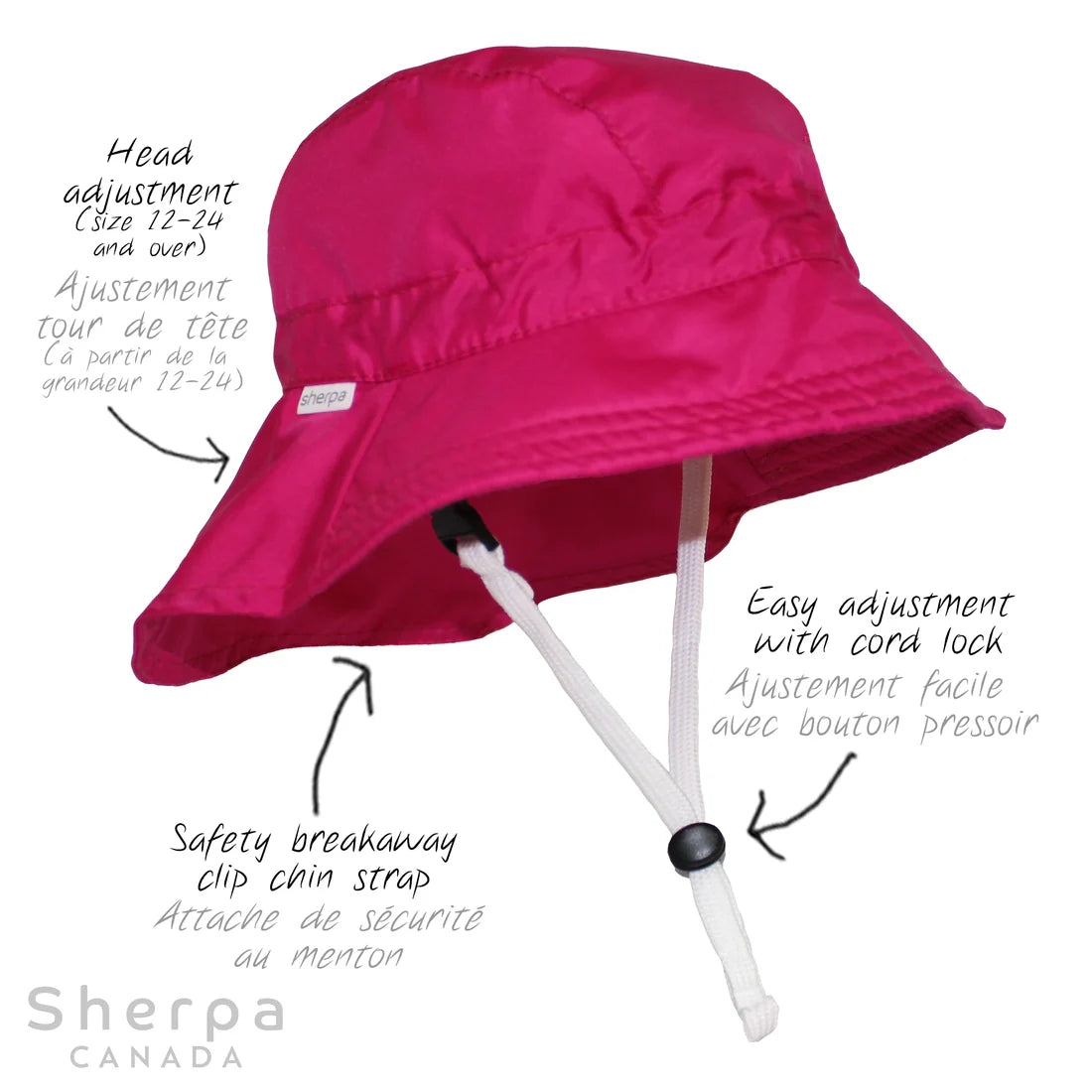 Chapeau Sport Nylon - Fushia