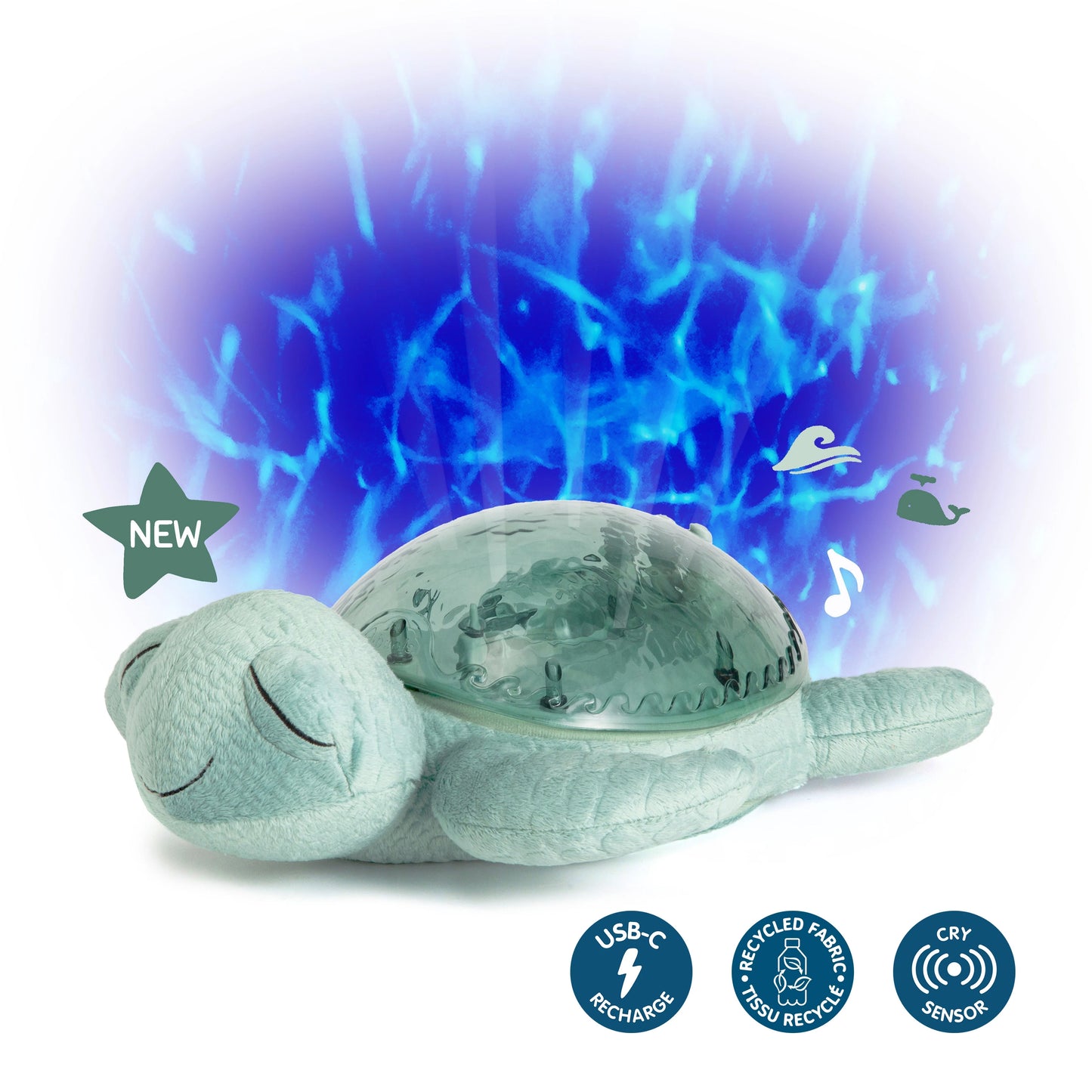 Tortue tranquille™ Rechargeable - Vert