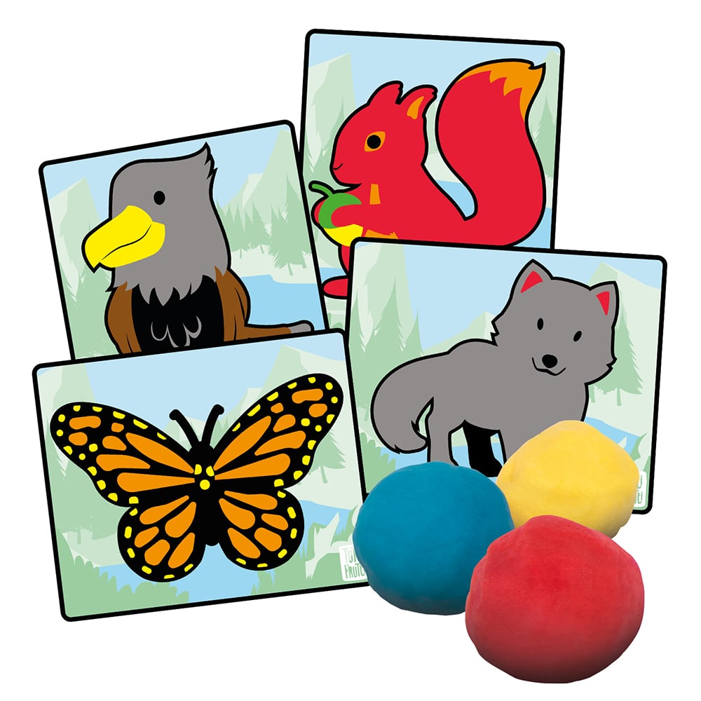 Trio Pâtes à Modeler - Amis dans la forêt