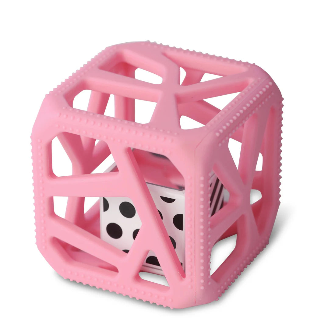 Cube à mâchouiller - Rose