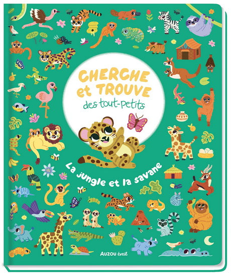 Cherche et trouve des tout-petits jungle et savane