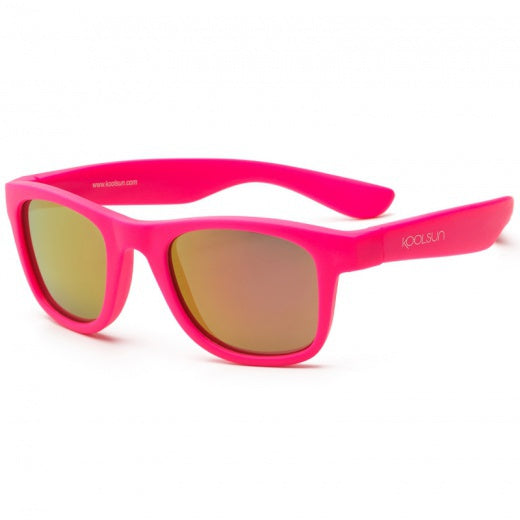 Wave - lunettes de soleil pour enfant Rose néon