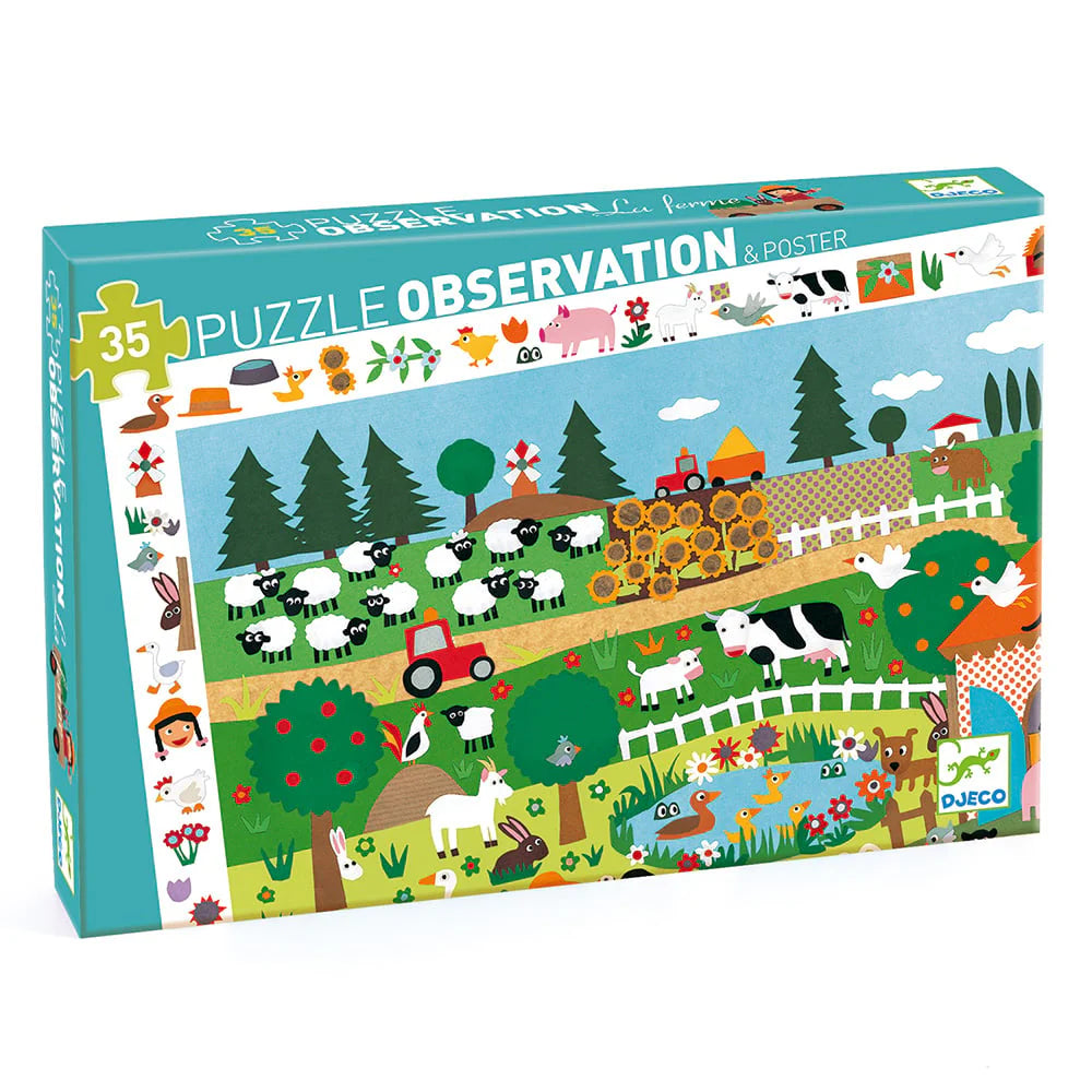 Puzzle d'observation La ferme