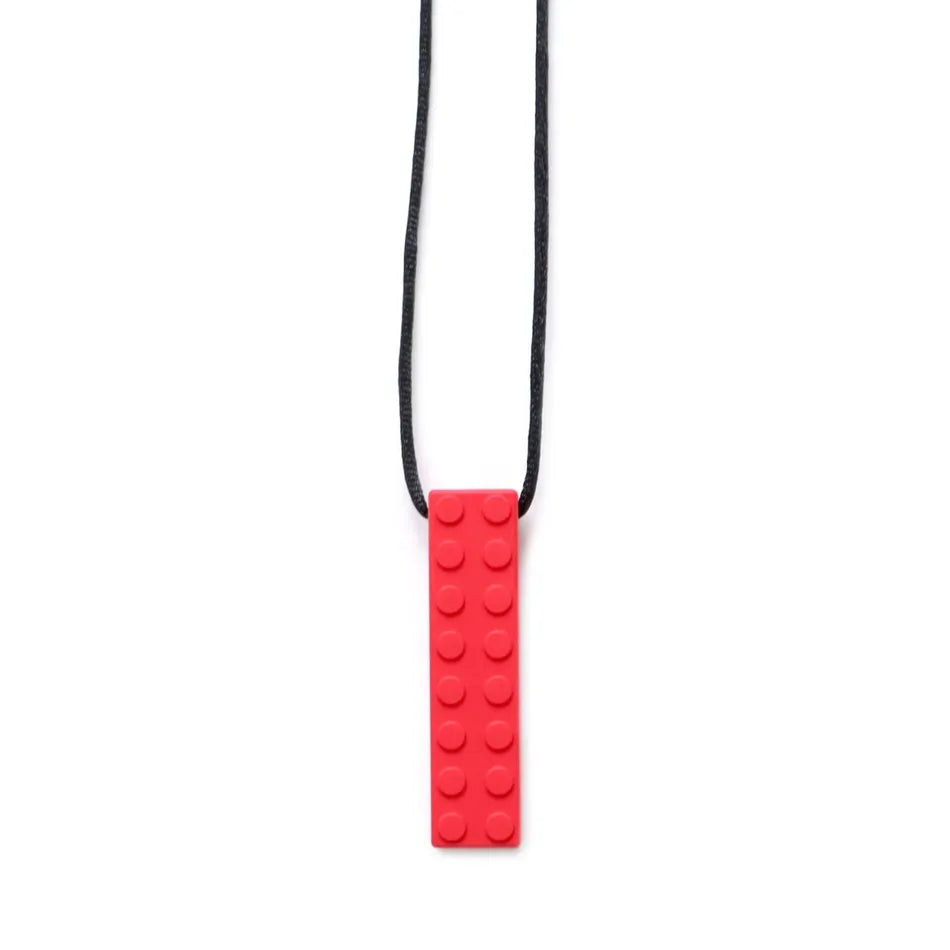 Pendentif bloc rouge