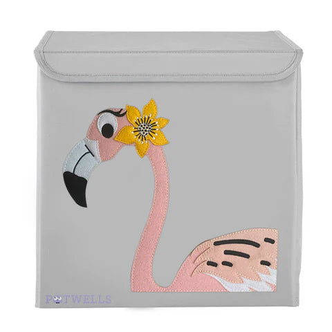 Boîte de rangement - Flamant rose
