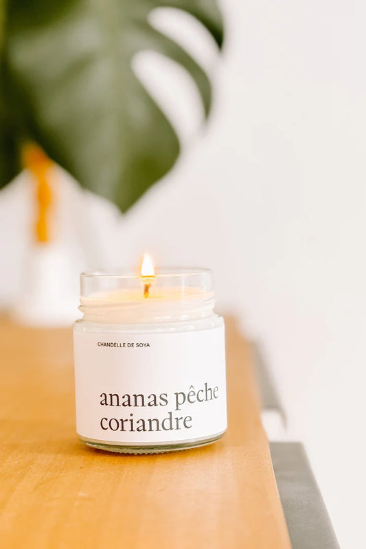 CHANDELLE DE SOYA - Ananas pêche coriandre