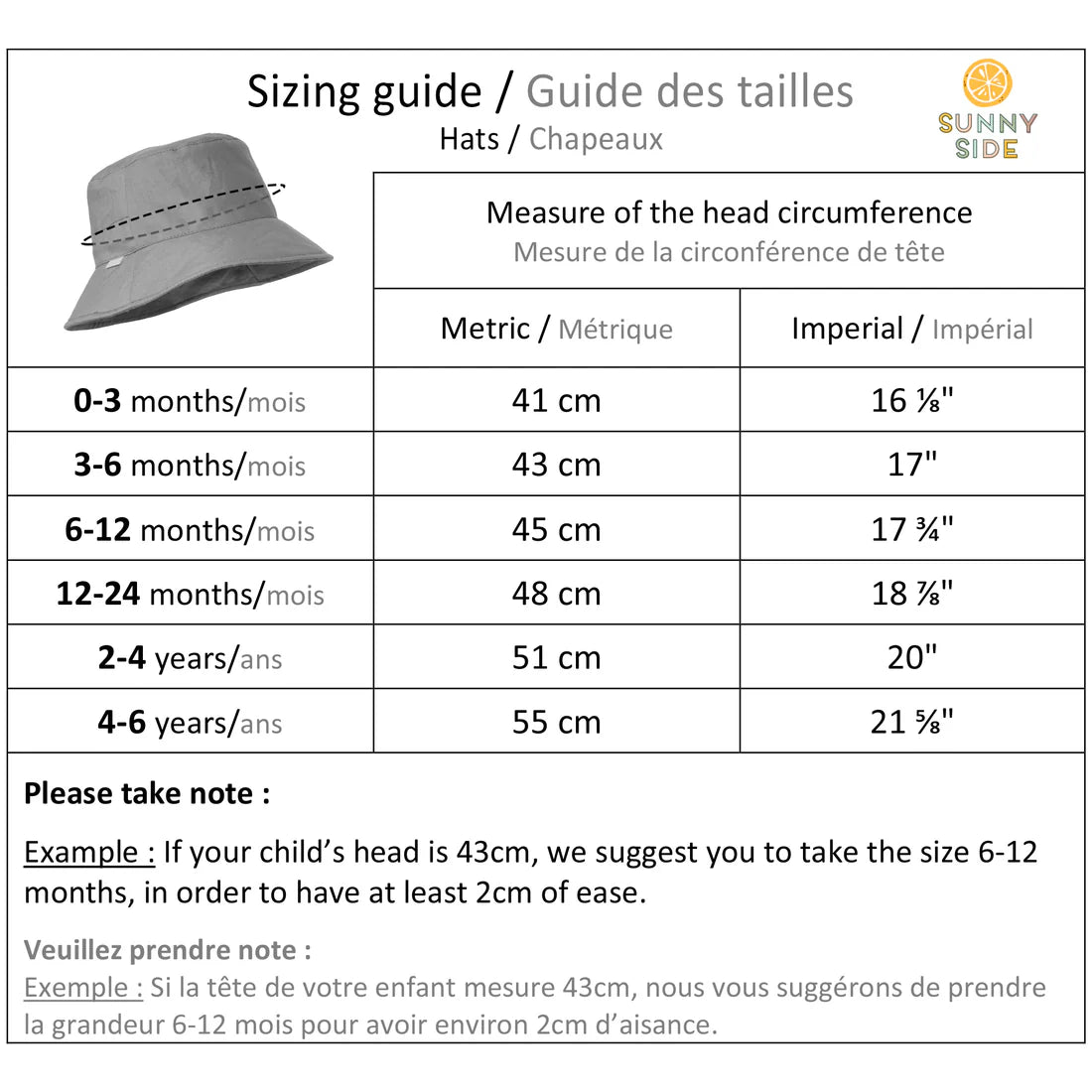 Chapeau Bucket - Bleu Acier