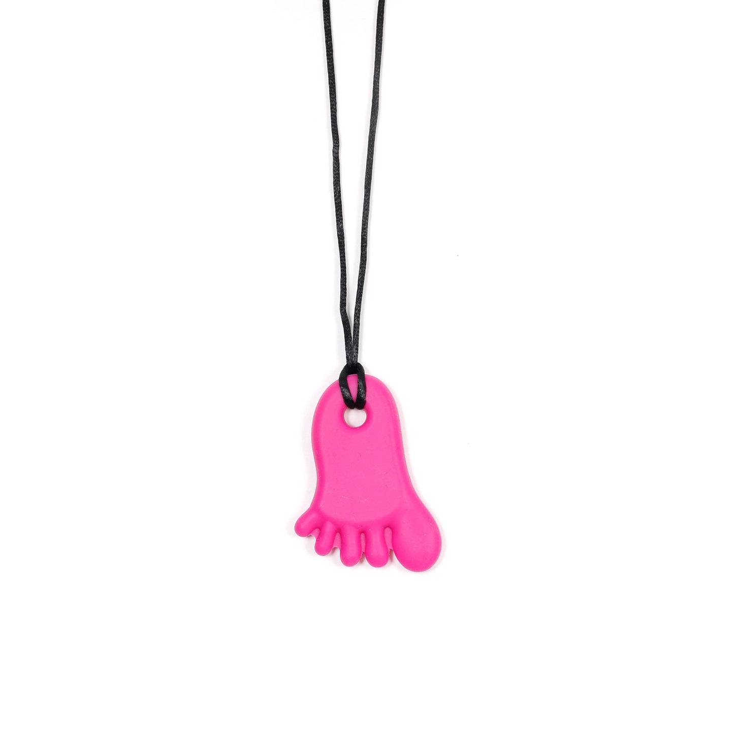 Pendentif petit pied rose