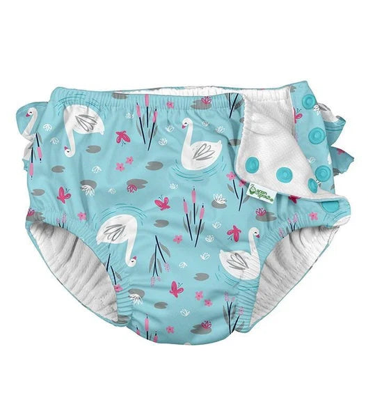 Couche maillot réutilisable Aqua swan