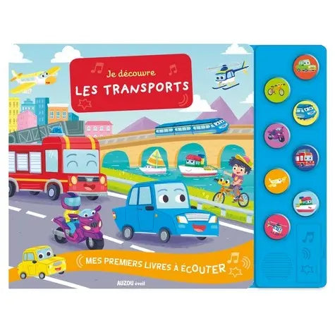 Mes premiers livres à écouter je découvre les transports