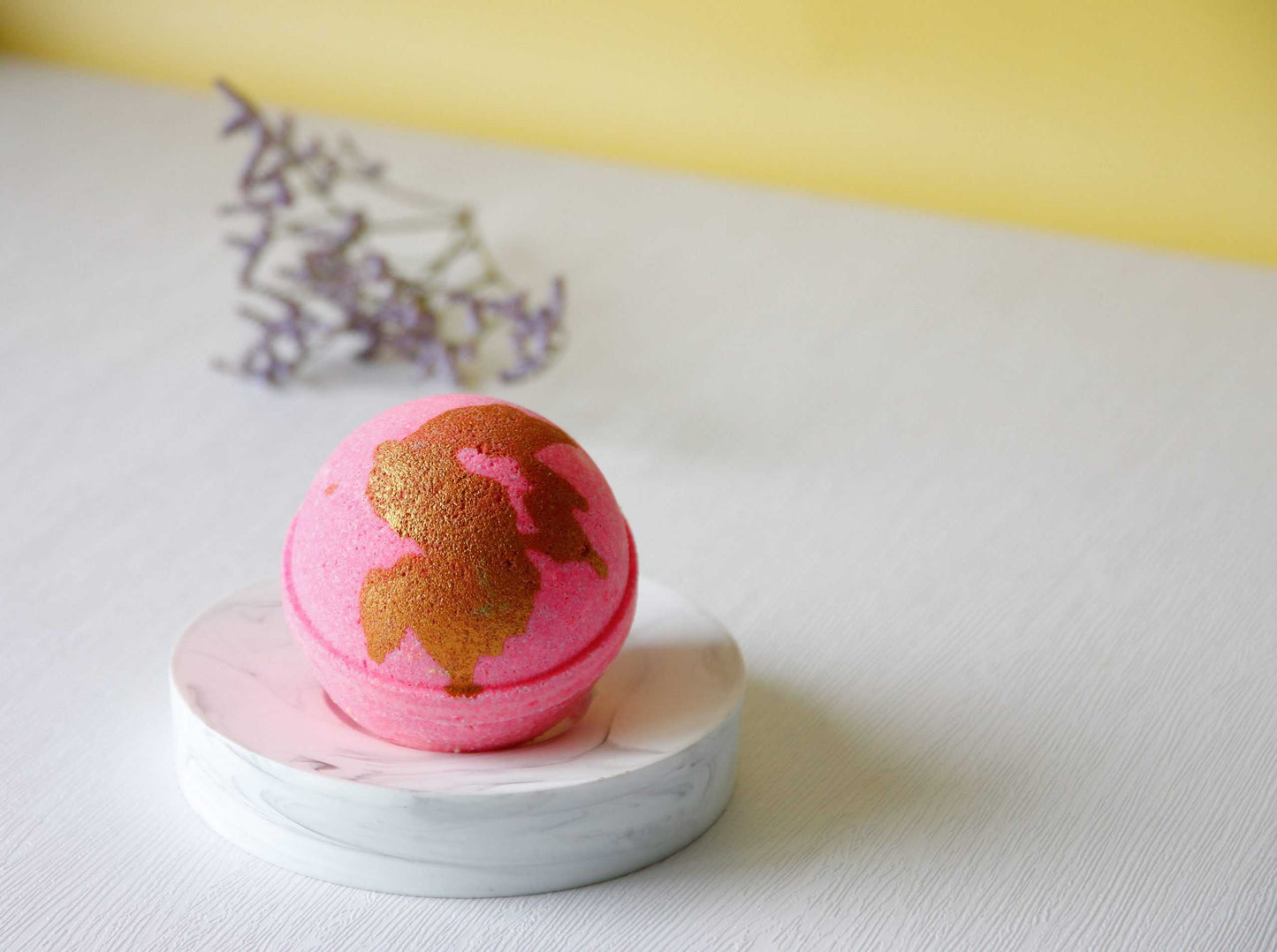 Bombe de bain Sel de mer rose