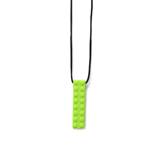 Pendentif bloc vert