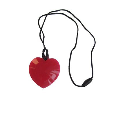 Pendentif coeur rouge