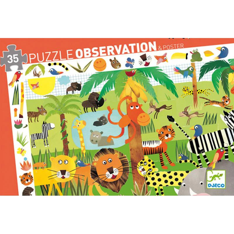 Puzzle d'observation Jungle