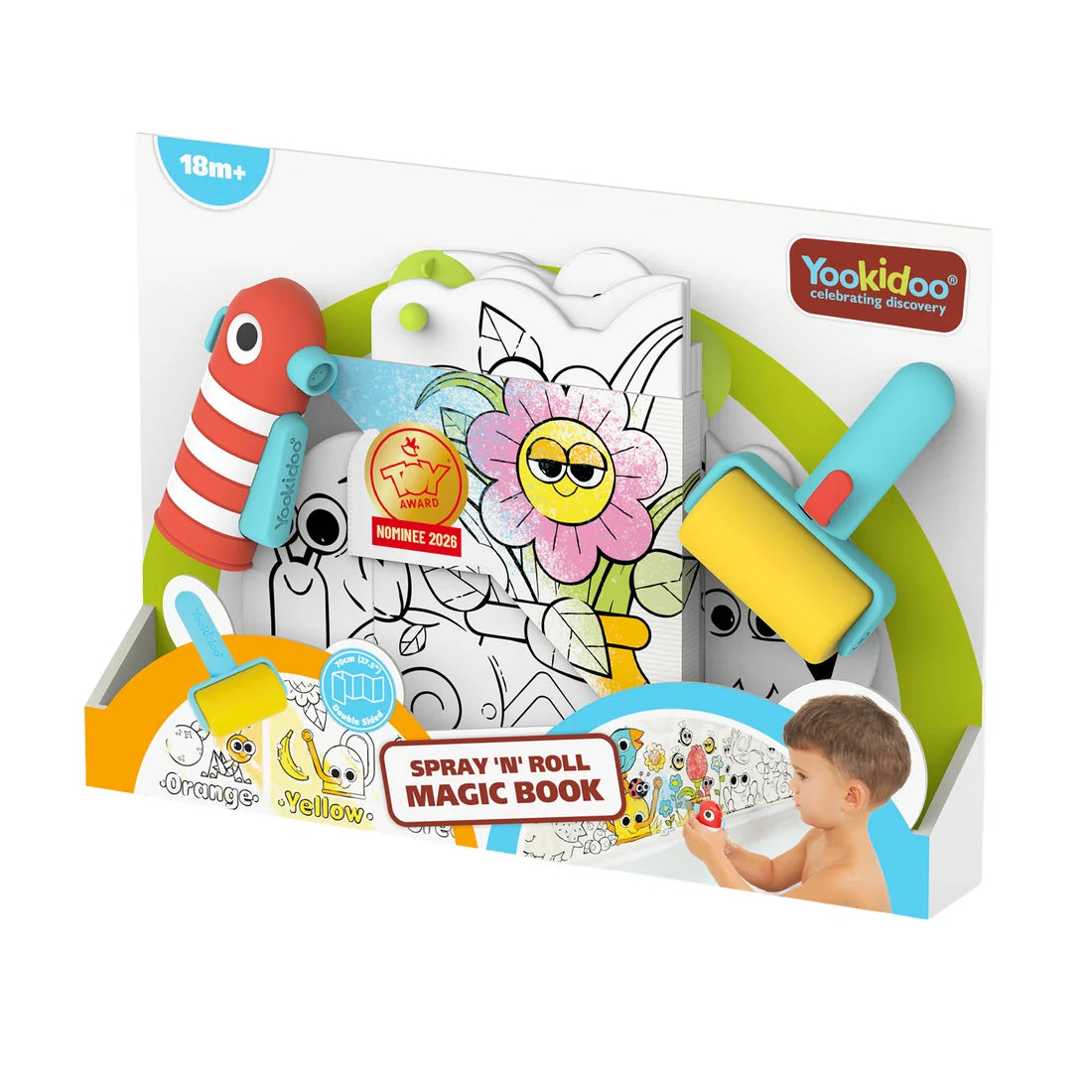 SPRAY 'N' ROLL livre magique