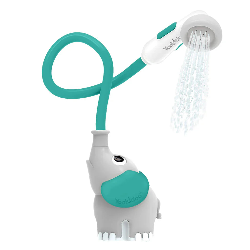 Douchette Éléphant Gris et vert forêt