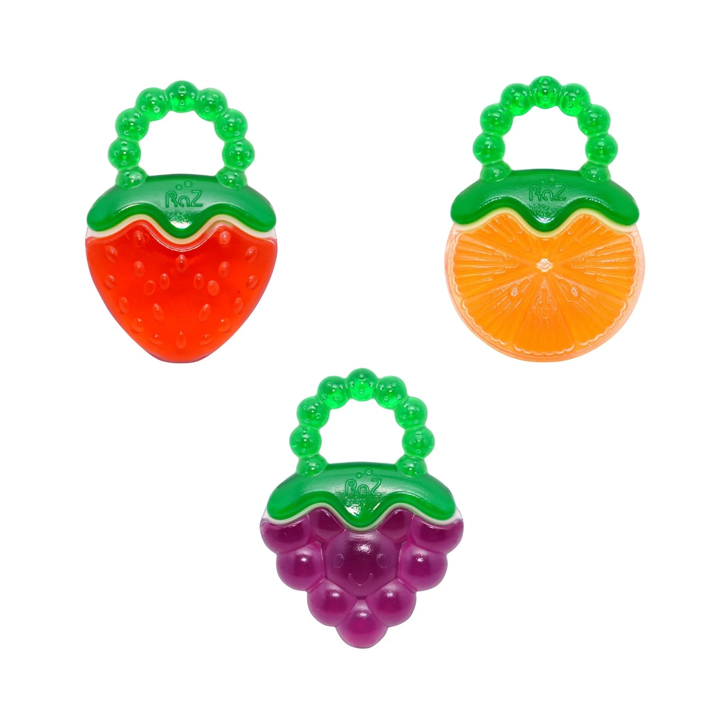 Anneaux de dentition remplis d'eau Fruit Koolers - Lot de 3