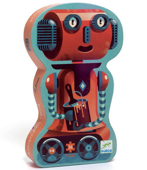 Puzzle Silhouette Bob le Robot