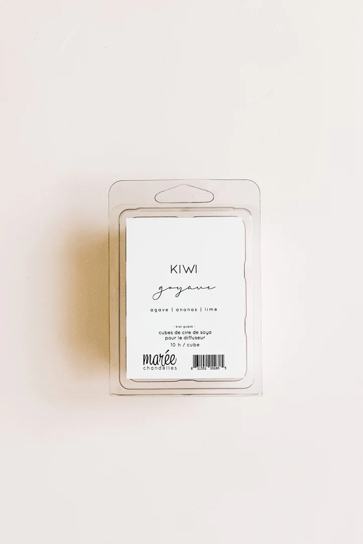 CUBES DE CIRE DE SOYA POUR DIFFUSEUR - Kiwi goyave