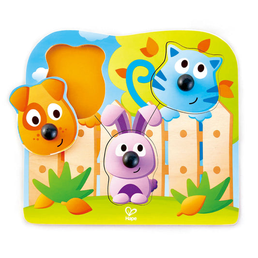 Puzzle gros boutons Animaux domestiques