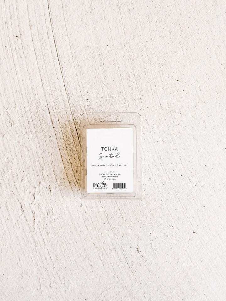 CUBES DE CIRE DE SOYA POUR DIFFUSEUR - Tonka Santal