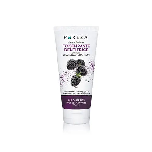 Pureza dentifrice naturel – Mûres sauvage et charbon activé