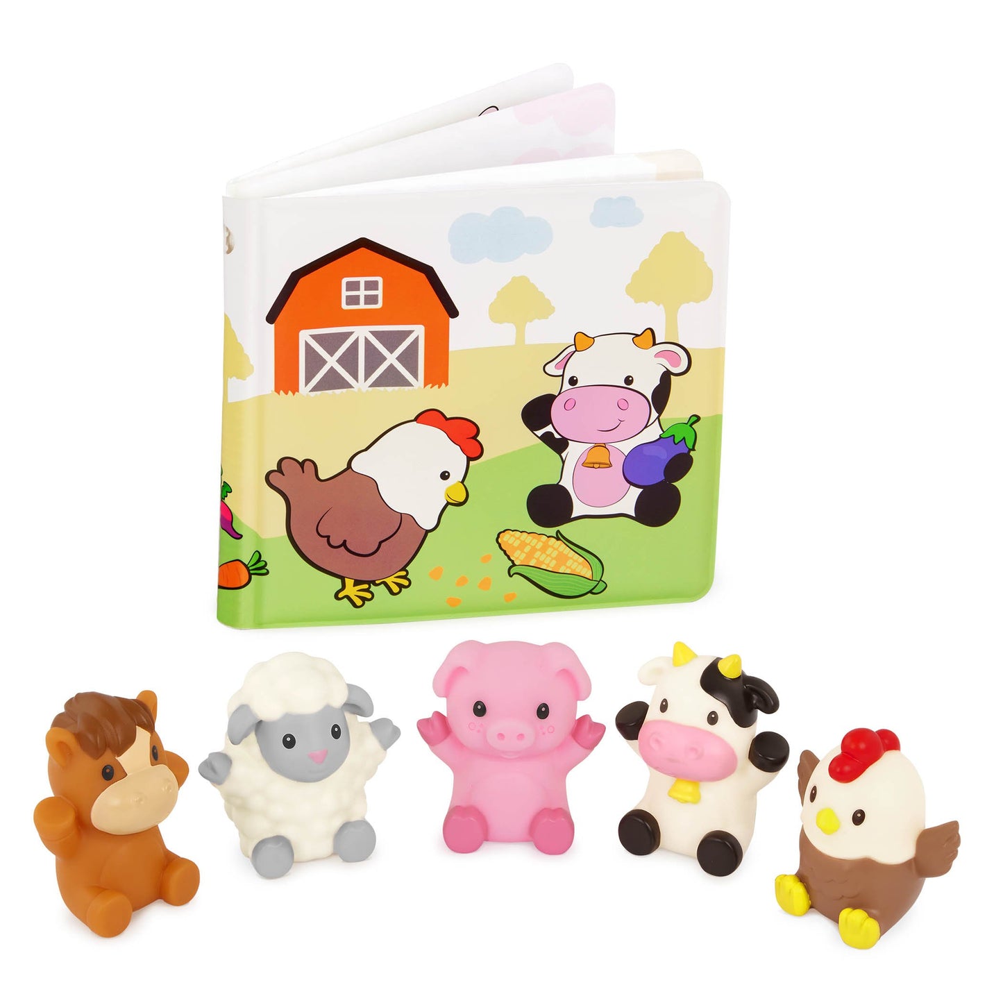 Marionnettes à doigts Farm Friends avec livre à changement de couleur