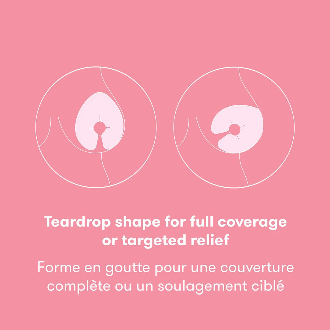 Compresses chaudes et froides pour soulager les seins