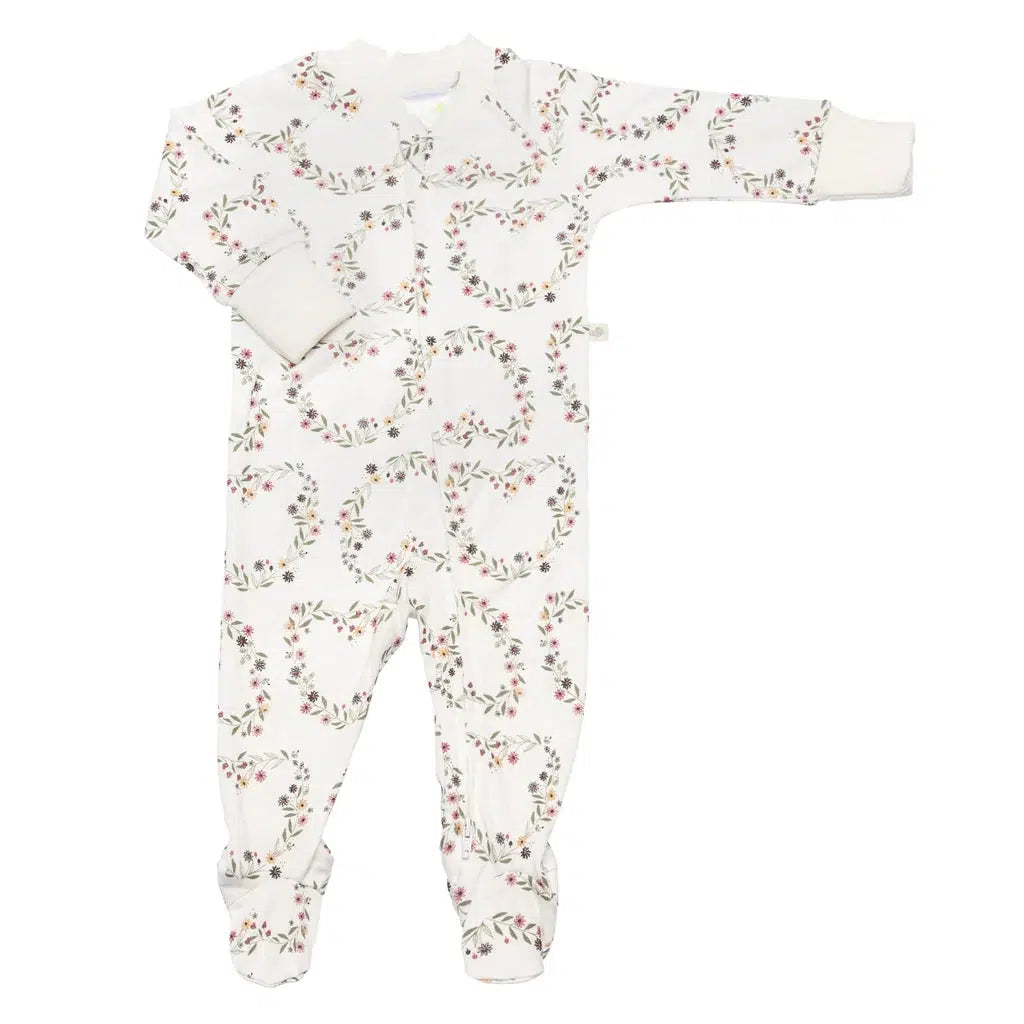 Pyjama pour bébé en bambou - Coeurs