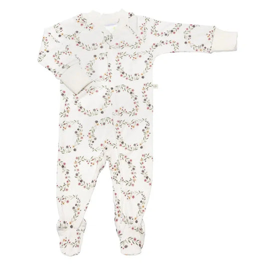 Pyjama pour bébé en bambou - Coeurs