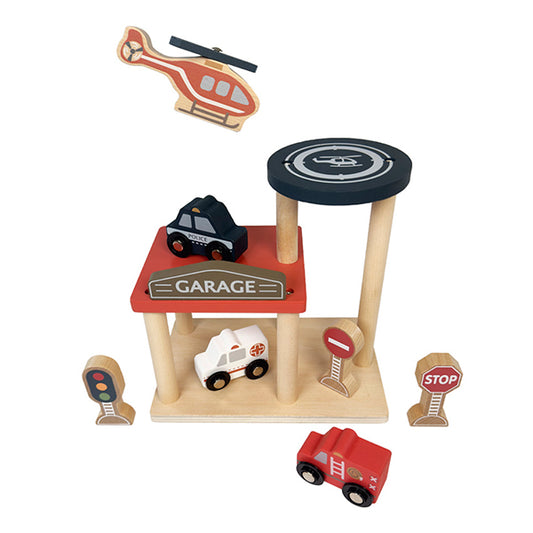 Garage avec voitures