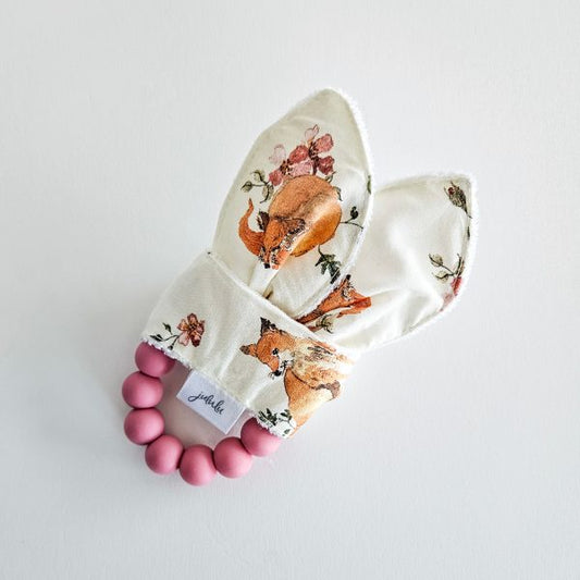 Hochet oreilles de lapin | Renards et fleurs