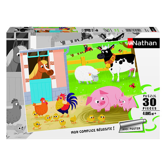 Mes amis de la ferme puzzle 30 mcx