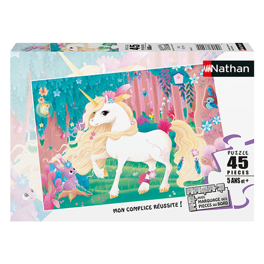 Jolie licorne puzzle 45 mcx
