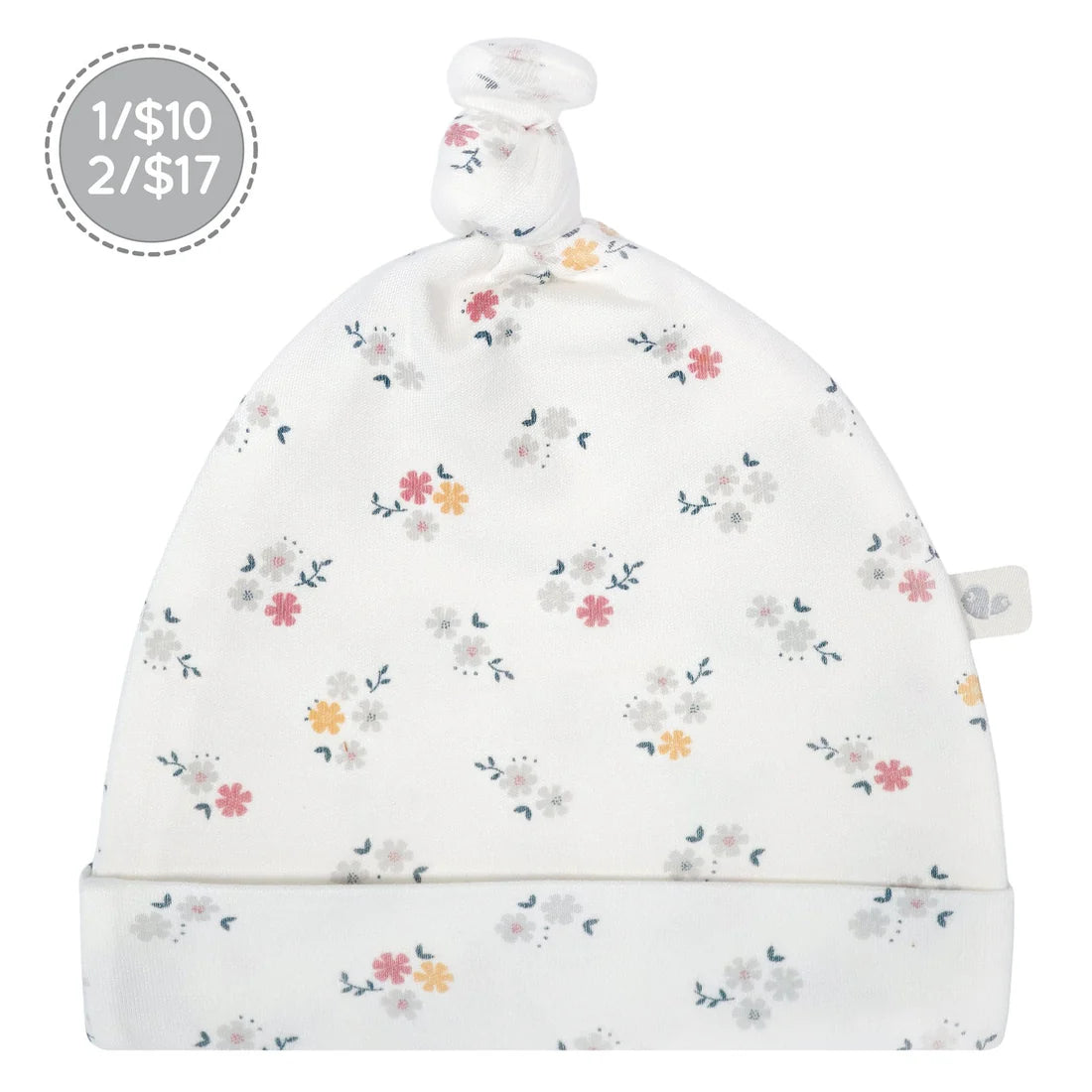 Bonnet pour bébé en bambou pour nouveau-né - Floral