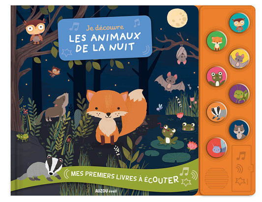 Mes premiers livres à écouter Je découvre les animaux de la nuit