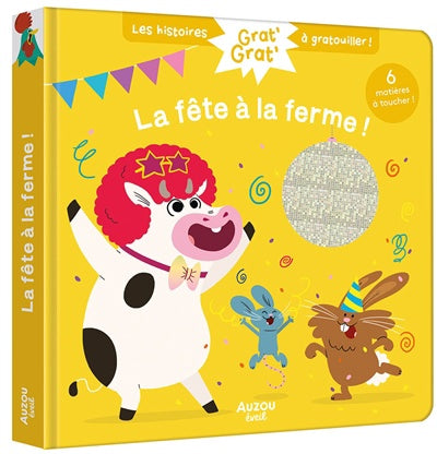 Livre grat grat la fête à la ferme